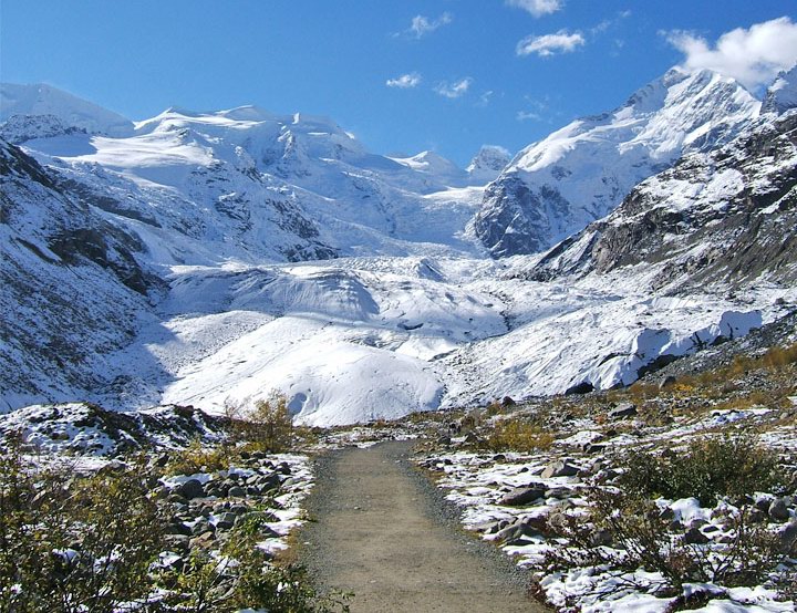 Il ghiacciaio del Morteratsch - Piz Bernina